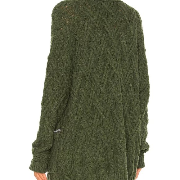 Free People green cardigan sweaters - Picture 5 of 6